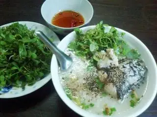 Hình ảnh cháo cá lóc đầu cá 