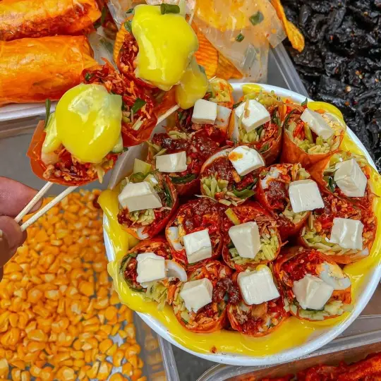 Hình ảnh Bánh tráng Cuốn Phô Mai