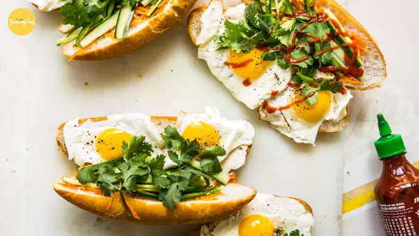 Hình ảnh Bánh Mì Ốp La - 2 Trứng
