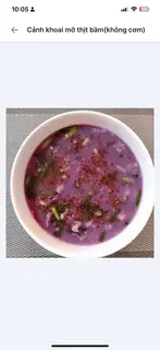 Hình ảnh Canh khoai mở thịt bầm(ko cơm)