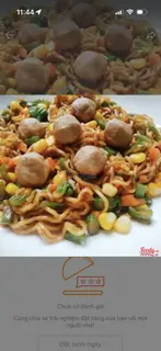 Hình ảnh Mì trộn bò viên