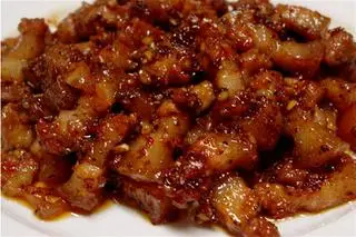 Hình ảnh thịt kho mắm ruốc