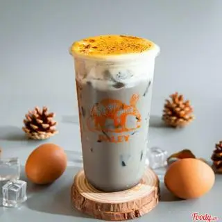 Hình ảnh Trà Sữa Mun Trứng Nướng