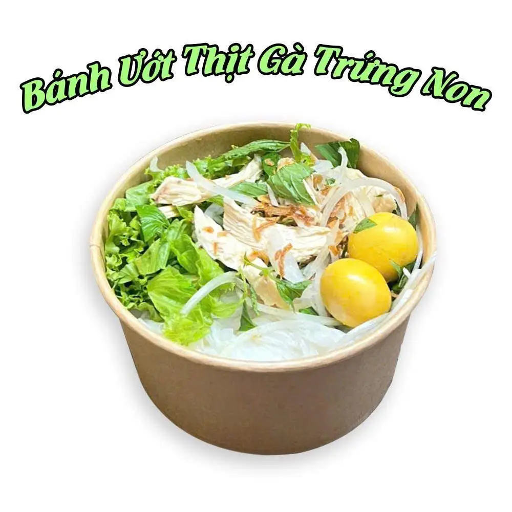 Hình ảnh Bánh ướt thịt gà trứng non