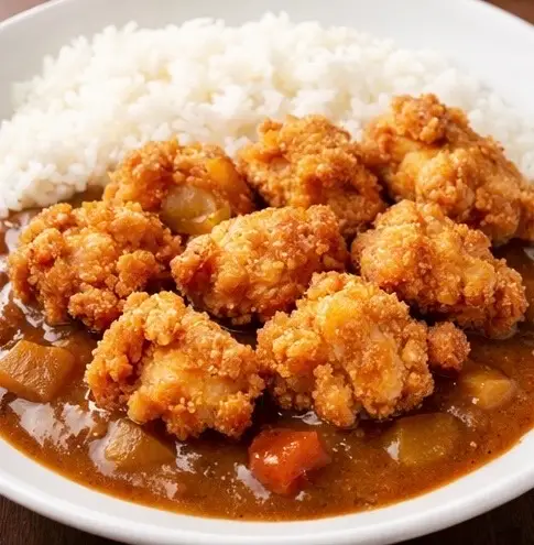 Hình ảnh Cơm Cà Ri Gà Karaage | 唐揚げカレー