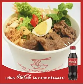 Hình ảnh Bún Trộn Nam Bộ + Coca