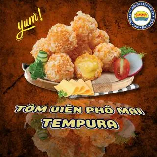 Hình ảnh Tôm viên phô mai chiên giòn 250g/10viên