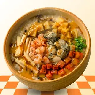 Hình ảnh Cháo Hải Sản | Mix Trải Ngiệm: Tôm - Hàu