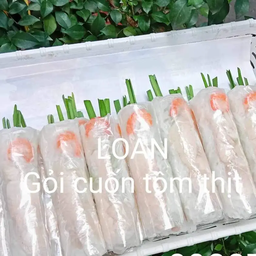 Hình ảnh Combo 5 ( 5 cuốn tôm thịt + 1 nước chanh muối )