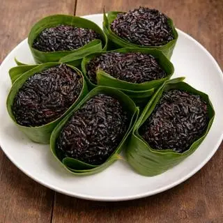 Hình ảnh xôi khúc gạo nếp cẩm