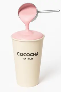 Hình ảnh Trà sữa Coco kem muối hồng