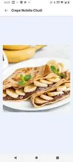 Hình ảnh Crepe socola chuối