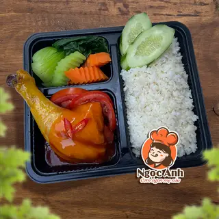 Hình ảnh Cơm đùi gà sốt cay