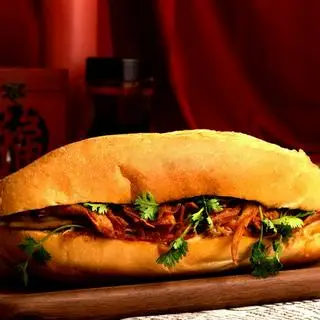 Hình ảnh Bánh mì kem nấm chay