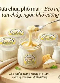 Hình ảnh combo 5 hủ sữa chua phomai