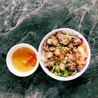 Hình ảnh BÚN TRỘN Chả Xiên + Băm 