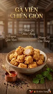 Hình ảnh Gà viên chiên giòn