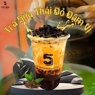 Hình ảnh Trà sữa Thái đỏ đậm vị(không topping) M
