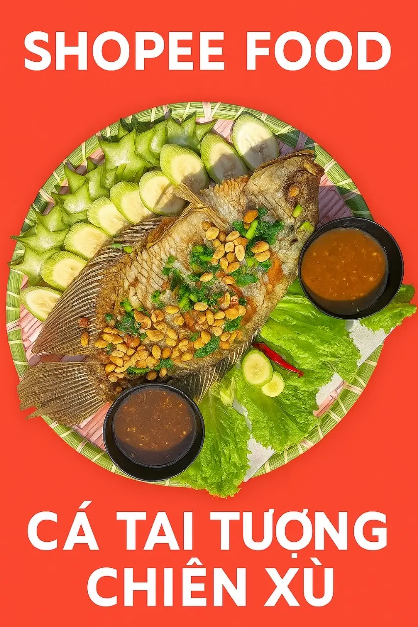Hình ảnh Cá tai tượng chiên xù - size lớn 1Kg3/1kg5