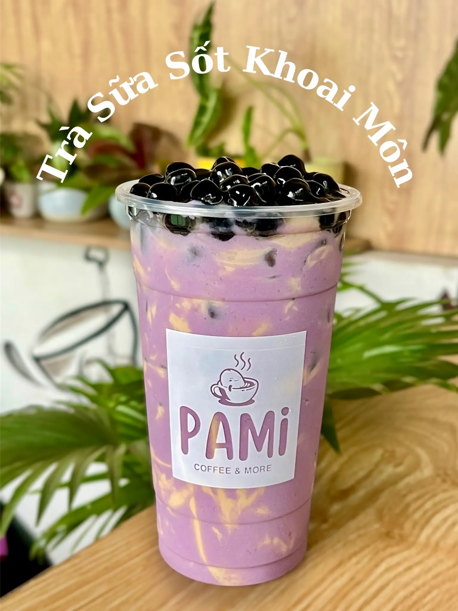 Hình ảnh Trà Sữa Ô Long Khoai Môn L