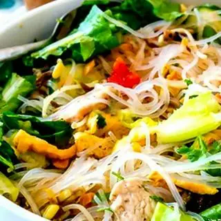Hình ảnh Bún Thái chay - Thai rice noodles soup