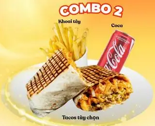 Hình ảnh TACOS LỚN 4 nhân  + 1 chai Coca 390ml