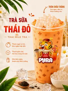 Hình ảnh Trà sữa thái đỏ