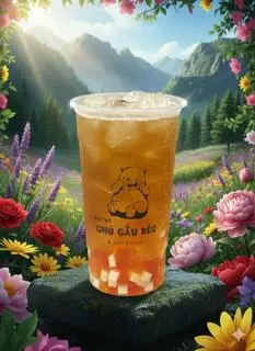 Hình ảnh Hồng trà thạch trái cây