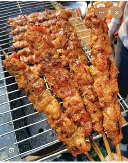 Hình ảnh thịt heo xiên nướng 