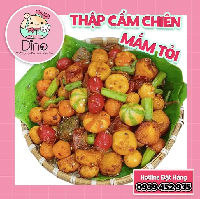 Hình ảnh Cá viên chiên thập cẩm mắm tỏi