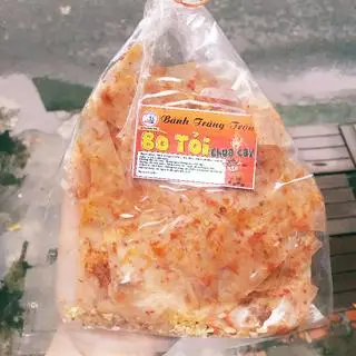 Hình ảnh Bánh tráng bò tỏi chưa cay