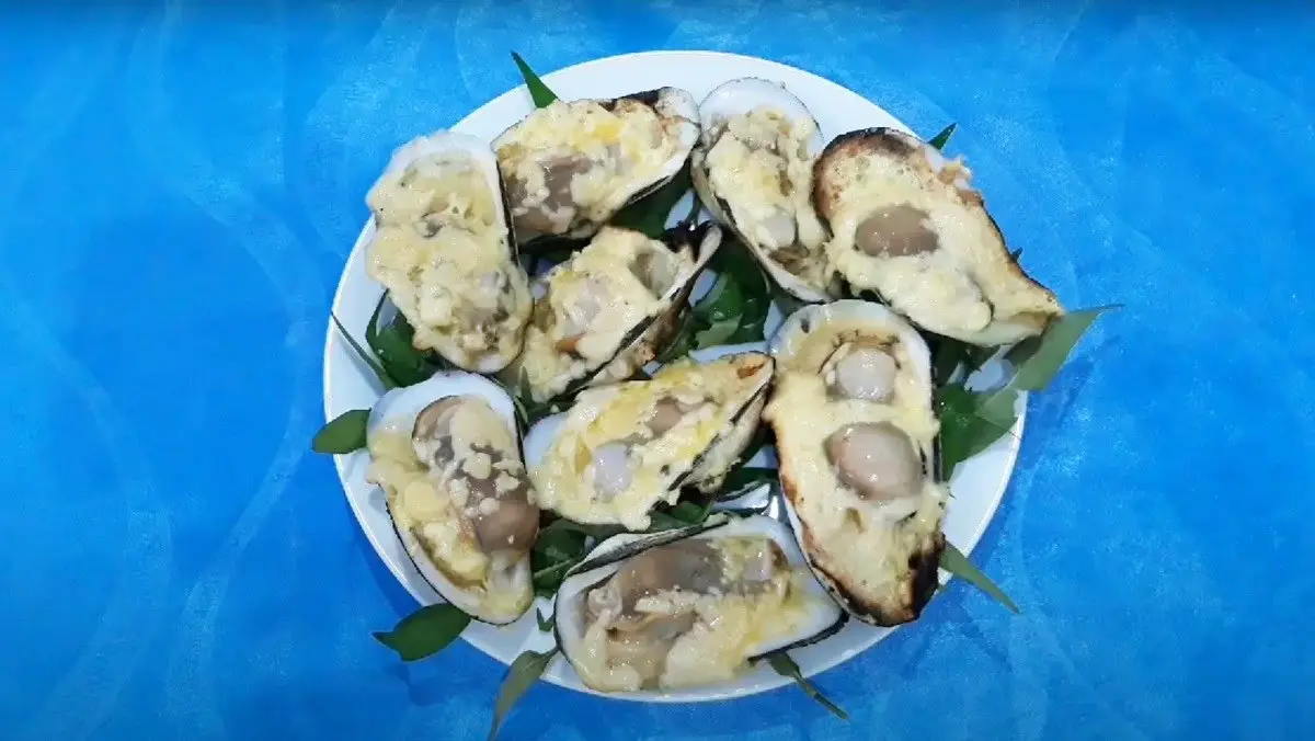 Hình ảnh dẹo nướng tiêu xanh