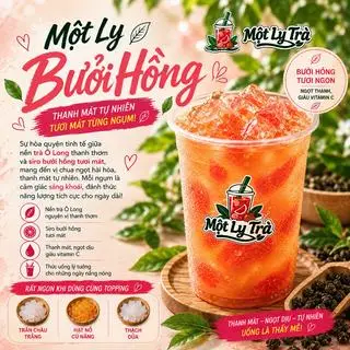 Hình ảnh Một Ly Bưởi Hồng