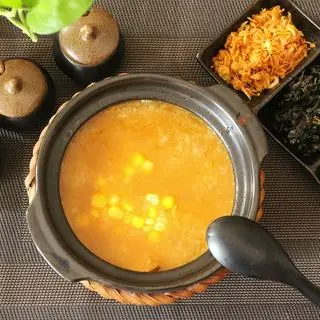 Hình ảnh Cháo sườn ngô - pork corn porridge
