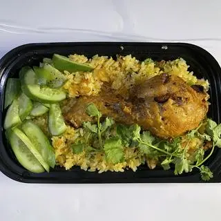 Hình ảnh Cơm gà xối mỡ