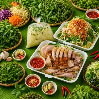 Hình ảnh Cháo - gỏi vịt góc tư 2 người