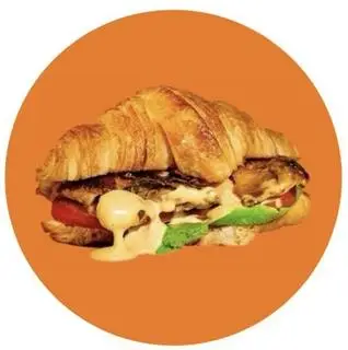 Hình ảnh Combo 2 croissant gà teriyaki