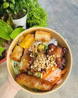 Hình ảnh Bún thịt nướng - nem nướng - chả giò