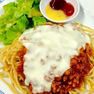 Hình ảnh Mì ý bò bằm phô mai