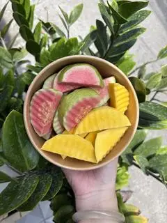Hình ảnh xoài mix ổi 