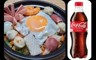 Hình ảnh 2 mì trộn siêu đặc biệt 2 gói  + 2 coca