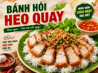 Hình ảnh Bánh Hỏi Heo Quay or Xá Xíu . Hot⚡⚡⚡ 