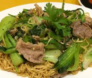 Hình ảnh mì xào bò 