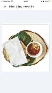 Hình ảnh bánh tráng me chấm