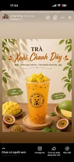 Hình ảnh Trà xoài chanh dây
