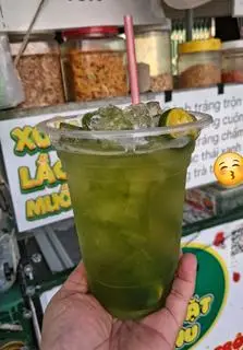 Hình ảnh trà tắc thái xanh