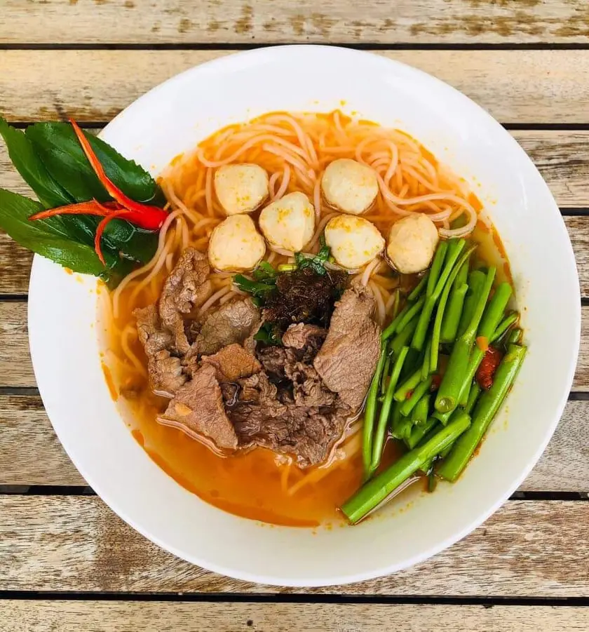 Hình ảnh Bún Thái Bò + Cá Viên