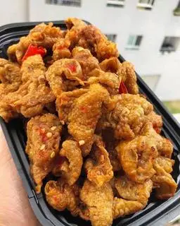 Hình ảnh Da gà mắm tỏi thêm