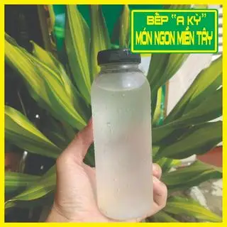 Hình ảnh Nha Đam Đường Phèn Nhà Nấu Chai 330ml