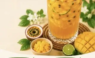 Hình ảnh trà xoài chanh dây
